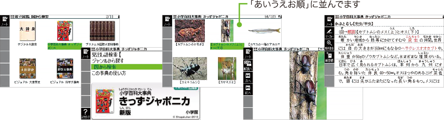電子辞書を使って生きものを調べよう カシオ教育情報ステーション Casio
